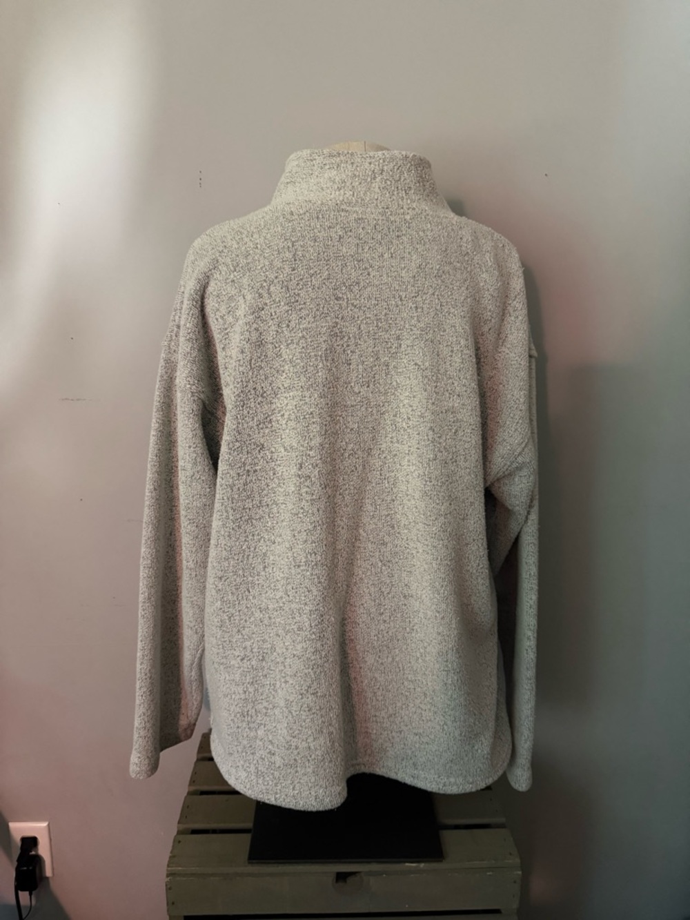 Exist Light Gray Zip-Up Fleece Jacket - Picture 2 of 6